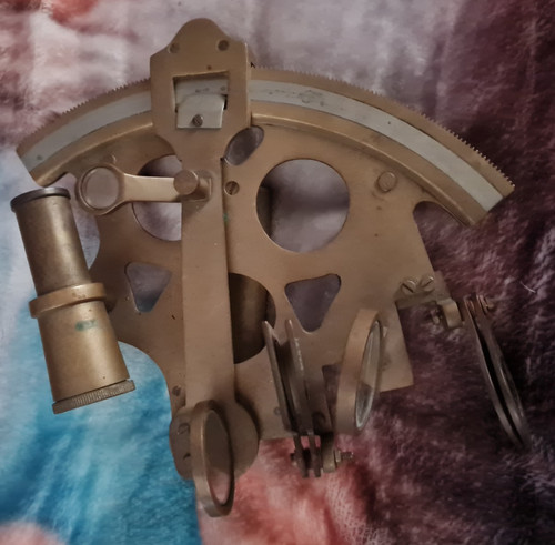 Vintage brass nautical ship - vintage,