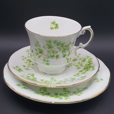 Elizabethan Bone China Floral Teacup Saucer & Side Plate