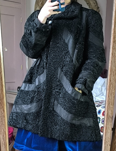 70s true vintage black - black, real