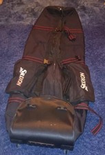 VINTAGE  SRIXON BLACK AND RED GOLF BAG With Roller Wheels 