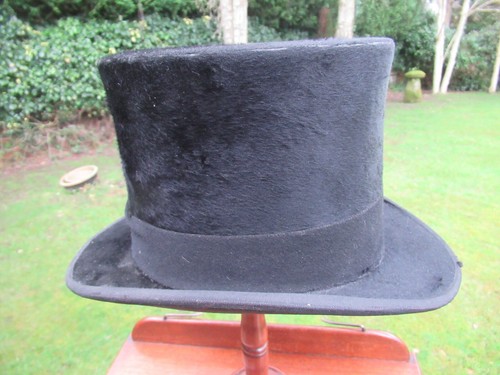 Vintage silk top hat - vintage,