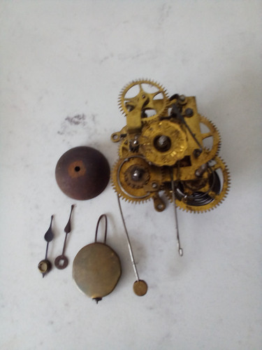 Antique alarm clock - alarm, movement