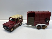 Britains 1979 Land Rover County & Beaufort Double Horse Box Trailer