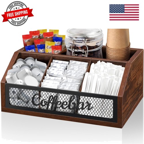 Coffee station organizer for - station,