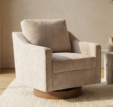 Khaki Swivel Armchair Living