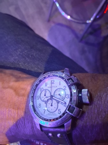 Nautica swiss chronograph 43mm - nautica,
