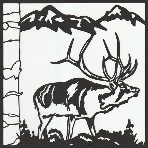Elk svg file - file, paper,