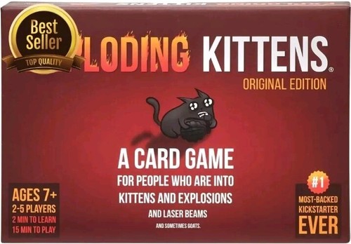 New exploding kittens card - new,