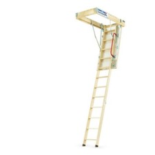 Loft Ladder Keylite KYL01 550 x 1000mm Timber 4 Section Folding Fully Assembled
