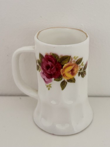 Miniature mug cottage rose - by,