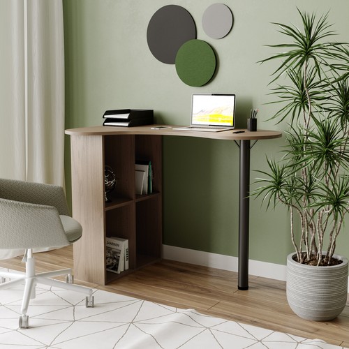 Wooden computer corner desk - wooden,