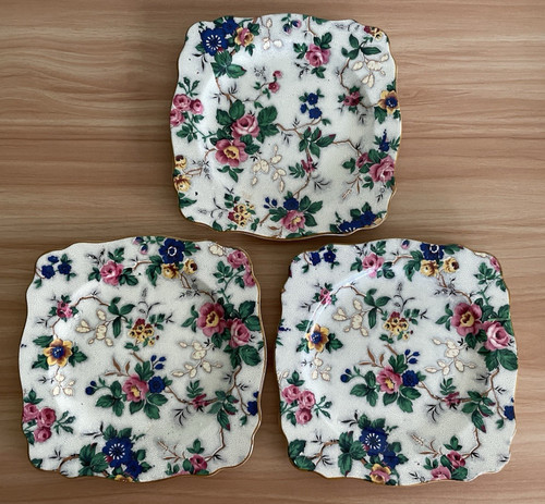 Vtg crown ducal ascot chintz - ducal,