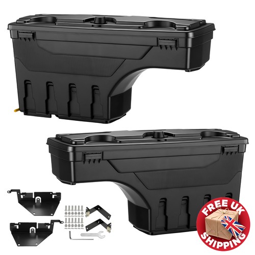 Truck bed storage swing - bed, tool