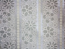 Silver Grey Vintage Wallpaper FOUR 4 Full Rolls French 1960s Vintage