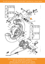 YAMAHA Oil Seal, 93106-40027 OEM VMAX FJ1200 FZR1000 TW125 CX CW50 Beluga VMAX12