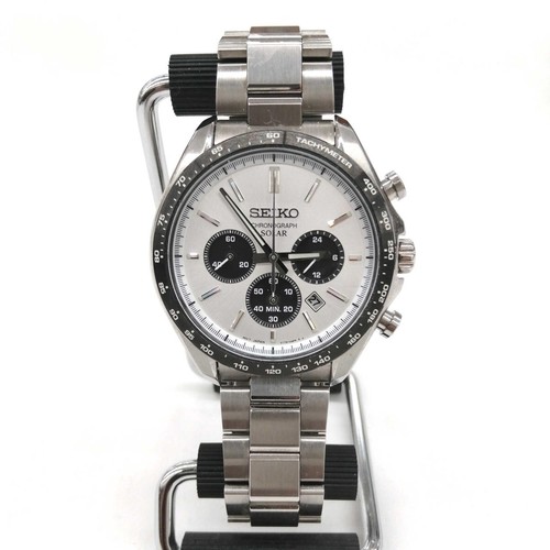 Seiko solar chronograph panda - solar,