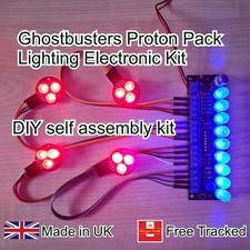 Ghostbusters Proton Pack Cyclotron Lights Prop Electronic Kit Comic Con Cosplay