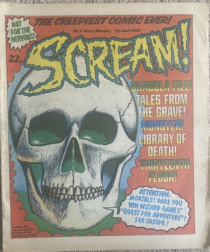 Scream comic 3 7th - scream!, april