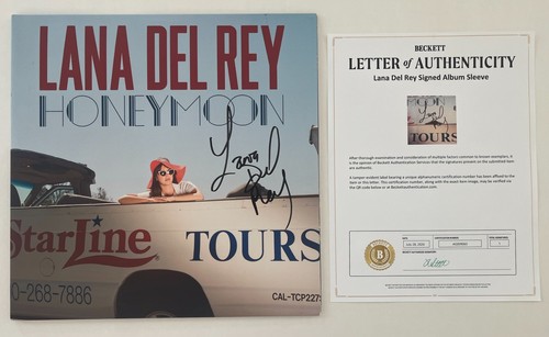 Lana del rey signed autograph - signed,