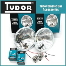 Tudor 7" Halogen H4 Headlamps