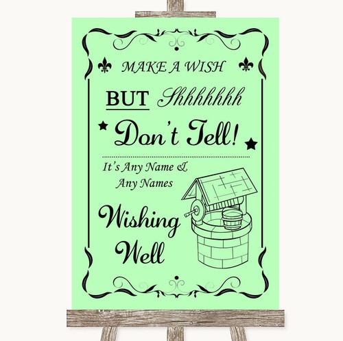 Green wishing well - green,
