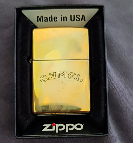 Zippo camel engraved brass - camel,