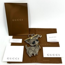 GUCCI Guccioli Dog Key Holder