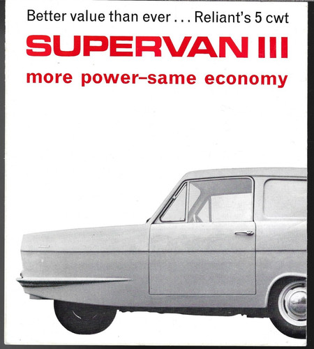 Reliant regal supervan - regal,