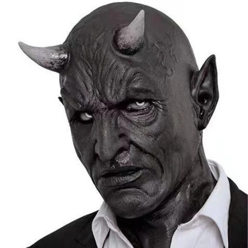 Black horned devil halloween - horned,