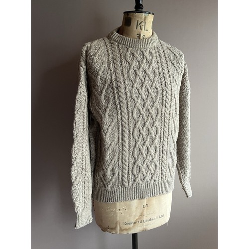 Emerald design aran jumper - aran,