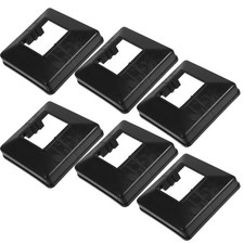  6 Pcs Decorative Fence Post Caps Finials Column Wraps for Porch Decking Posts