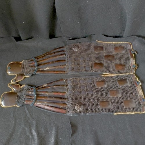Antique japanese samurai armor - japanese,