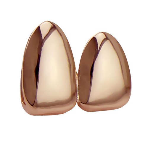 18k golden teeth top caps - golden,