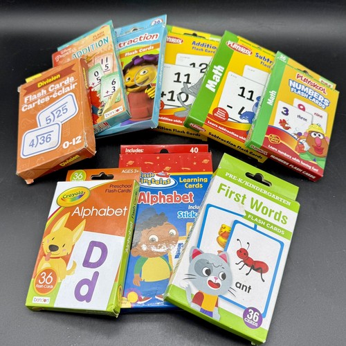 Lot educational flash cards - lot,