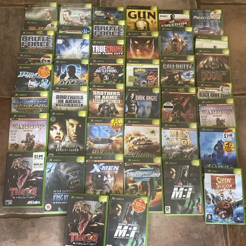 Original xbox games bundle - games, x43