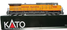 KATO - HO UNION PACIFIC GE C44-9W  #9581 w/ DCC & Sound (37-6624)  RTR Pre-Owned