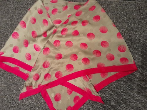 Vintage heavy silk polka - vintage,