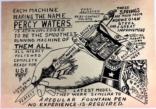 Vintage tattoo percy waters - percy,