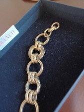Ermani Bulatti Statement Bracelet. Gold Tone. 