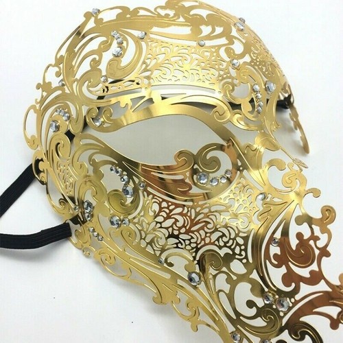 Metal venetian mask masquerade - venetian,