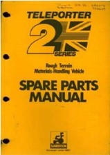 Sanderson T2 Teleporter 2 Telehandler 6-22, 7-25, 5M-26 Parts Manual
