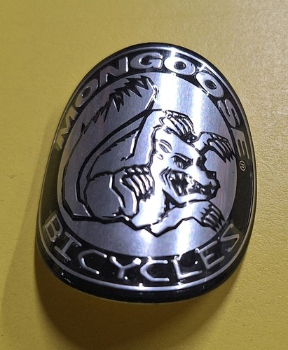 Nos headbadge mongoose bmx - mongoose,