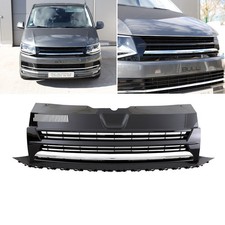 Radiator grille black gloss chrome without emblem for VW T6 bus van 2015-2019