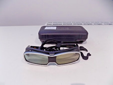 Panasonic TY-EW3D10 3D Glasses in Case Black UNTESTED Sold as SPARES
