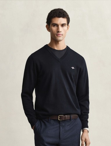 Gant classic cotton neck - gant, v-neck