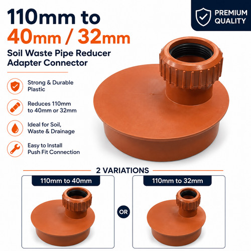 110mm 40mm 32mm soil - 110mm,