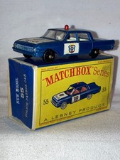 Matchbox Series #55 Police Patrol Car.