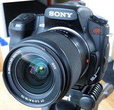 Sony Alpha A200 DSLR Twin Lens