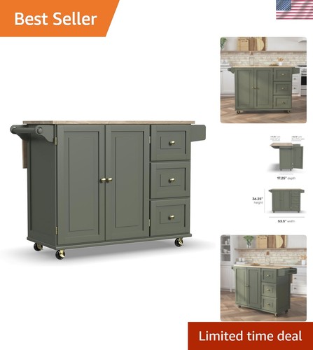 Mobile kitchen island cart - island,
