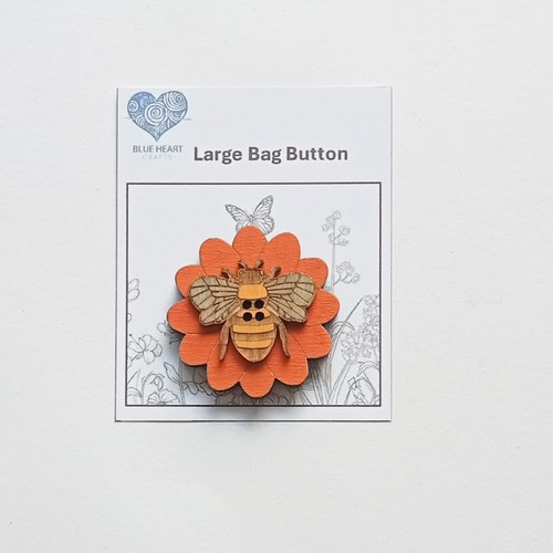 Large colourful wooden buttons - large,
